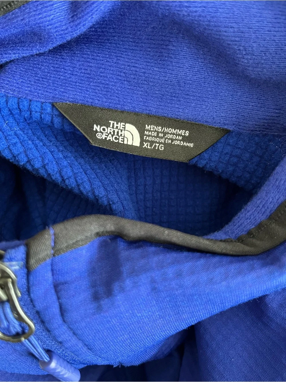 NWOT The North Face Men's Cobalt Blue Lightweight Waffle Knit Jacket Size XL